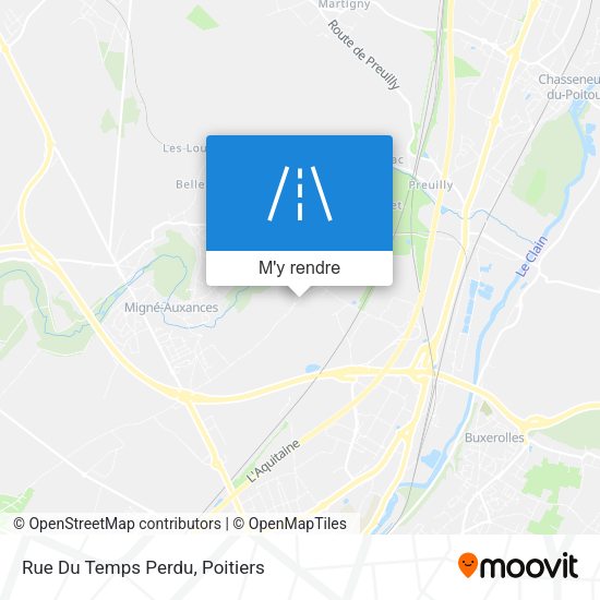 Rue Du Temps Perdu plan