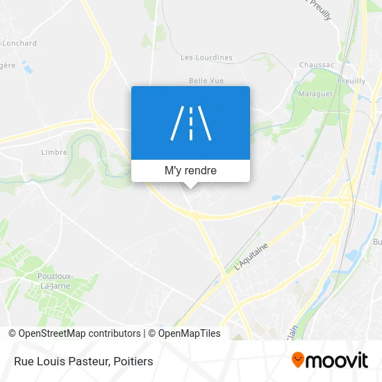 Rue Louis Pasteur plan