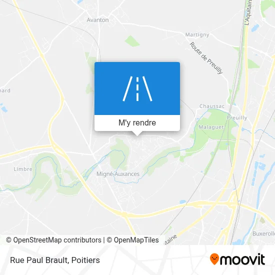 Rue Paul Brault plan