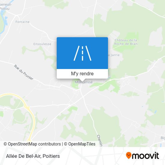 Allée De Bel-Air plan