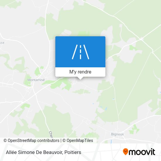Allée Simone De Beauvoir plan