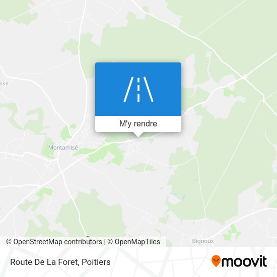 Route De La Foret plan