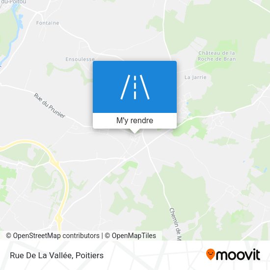 Rue De La Vallée plan