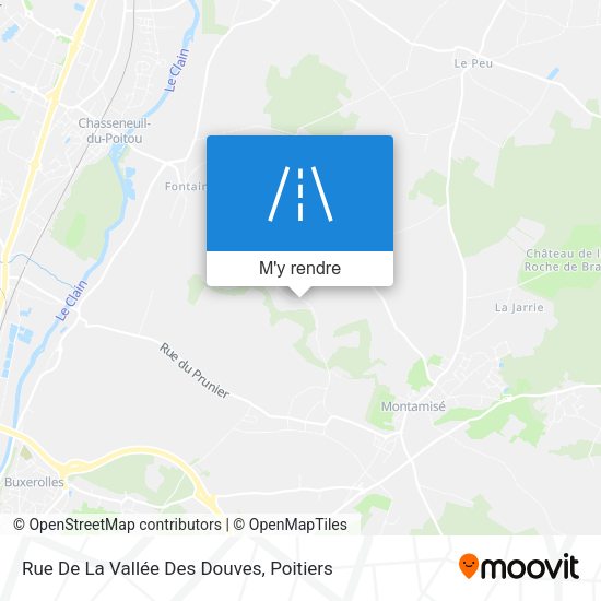 Rue De La Vallée Des Douves plan