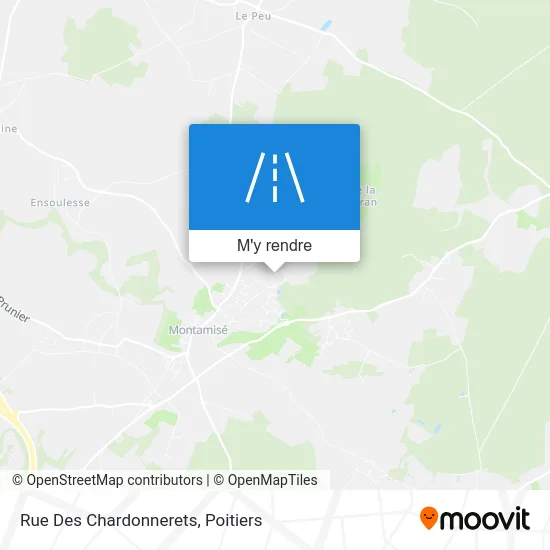 Rue Des Chardonnerets plan