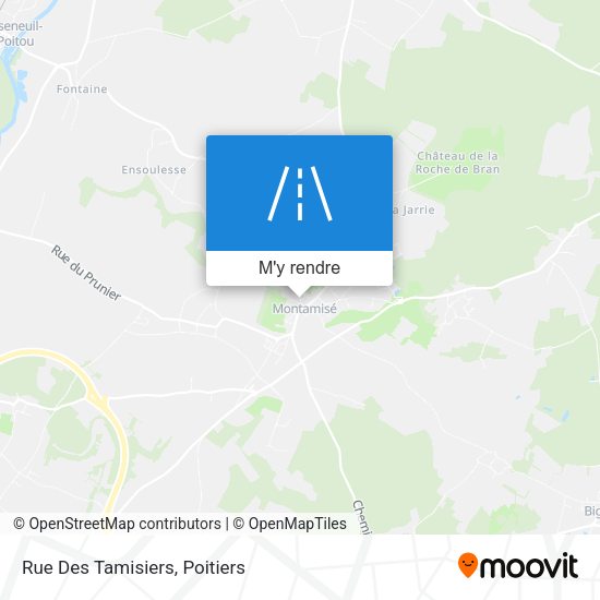 Rue Des Tamisiers plan