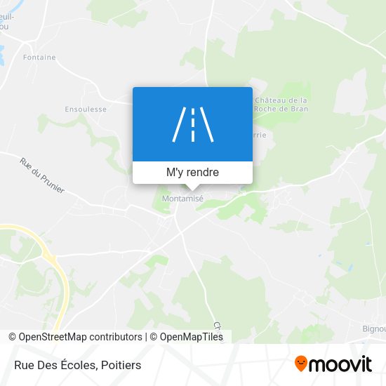 Rue Des Écoles plan
