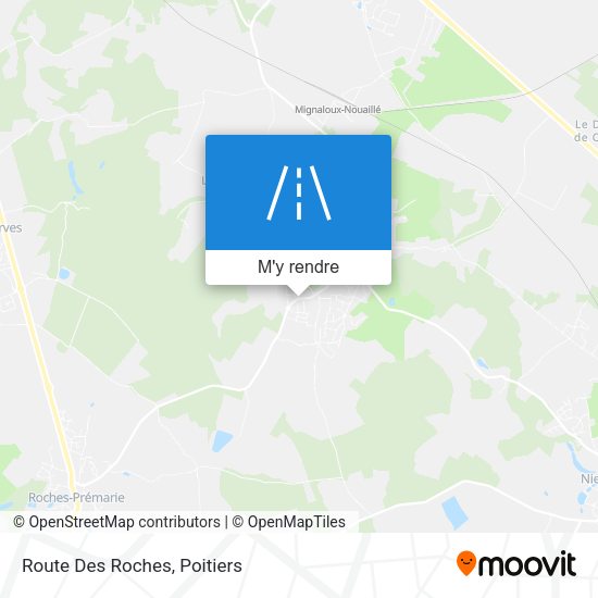 Route Des Roches plan