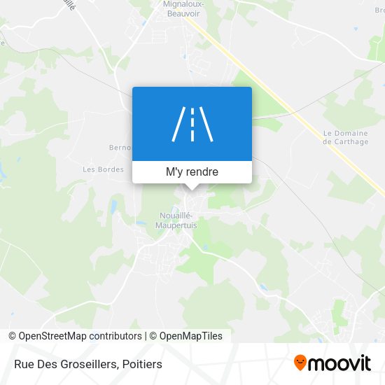 Rue Des Groseillers plan