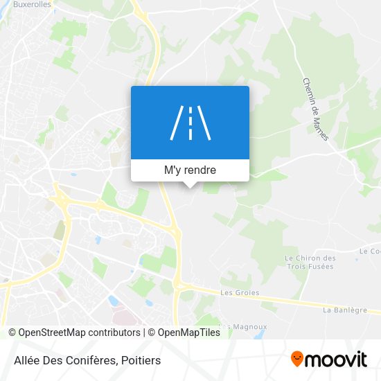 Allée Des Conifères plan