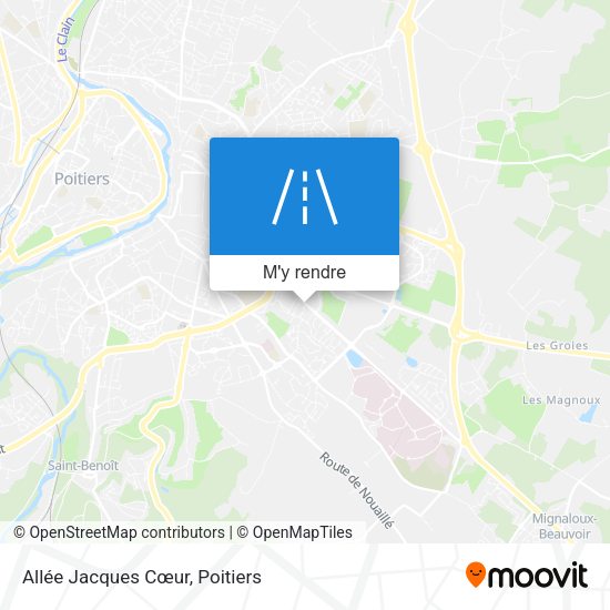 Allée Jacques Cœur plan