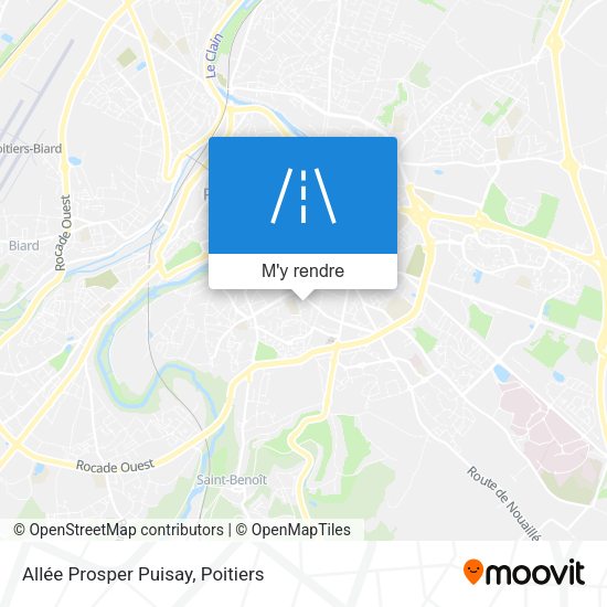 Allée Prosper Puisay plan