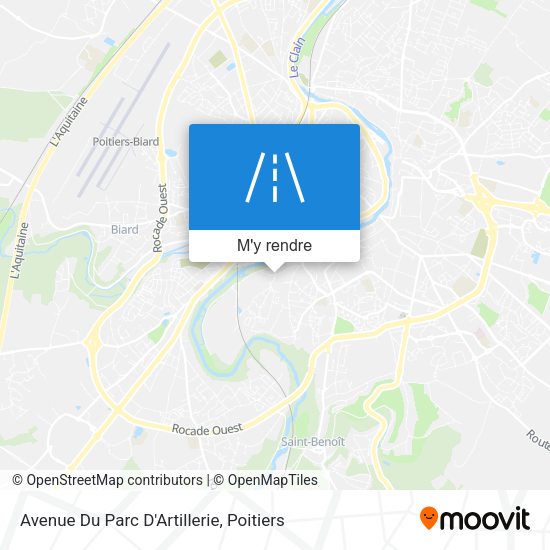 Avenue Du Parc D'Artillerie plan