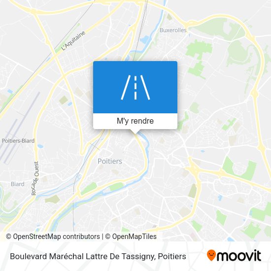 Boulevard Maréchal Lattre De Tassigny plan