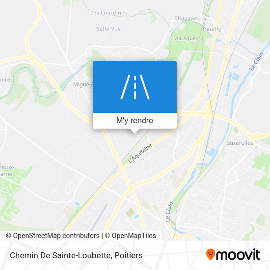 Chemin De Sainte-Loubette plan