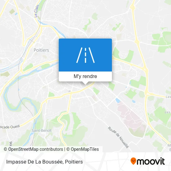 Impasse De La Boussée plan