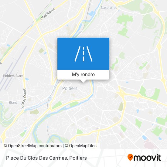 Place Du Clos Des Carmes plan