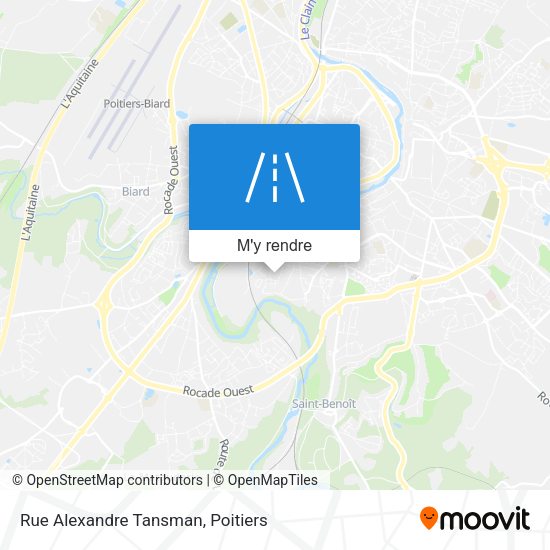 Rue Alexandre Tansman plan