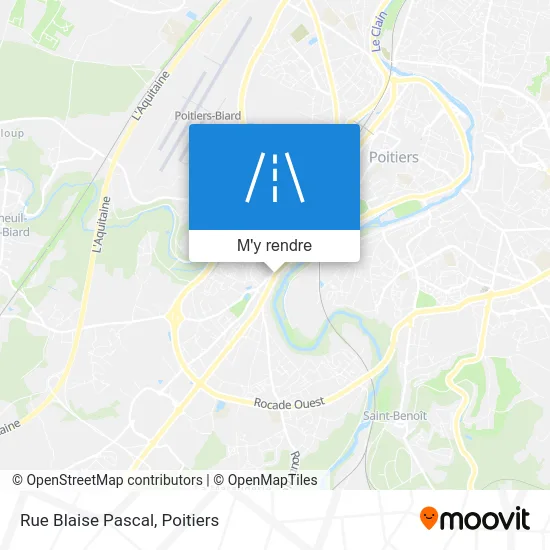 Rue Blaise Pascal plan