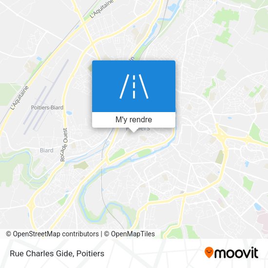 Rue Charles Gide plan