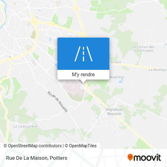 Rue De La Maison plan