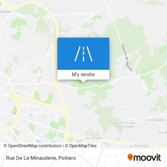 Rue De La Minauderie plan