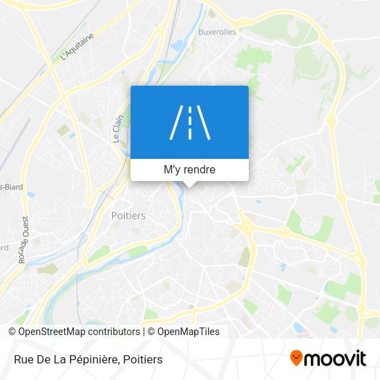 Rue De La Pépinière plan