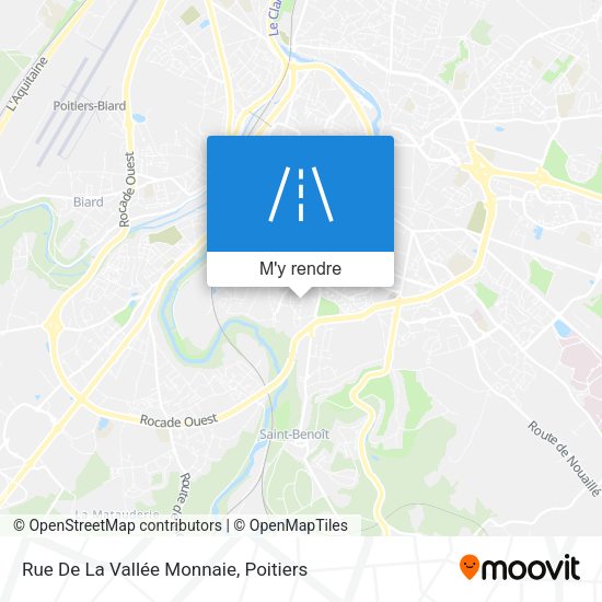 Rue De La Vallée Monnaie plan