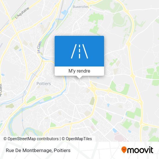 Rue De Montbernage plan