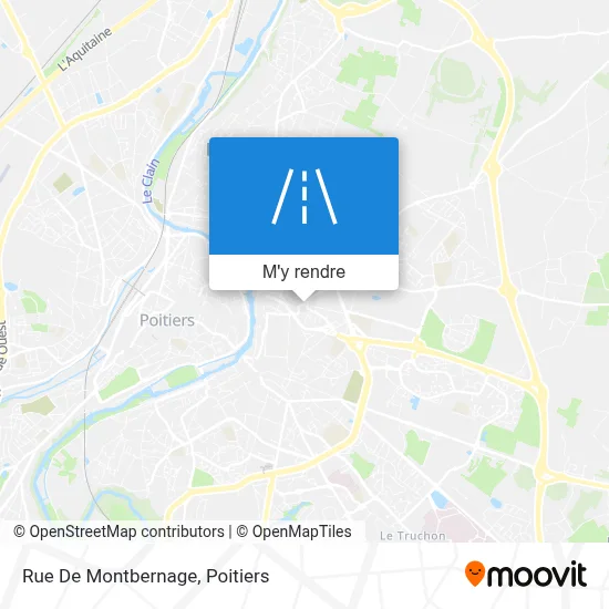 Rue De Montbernage plan