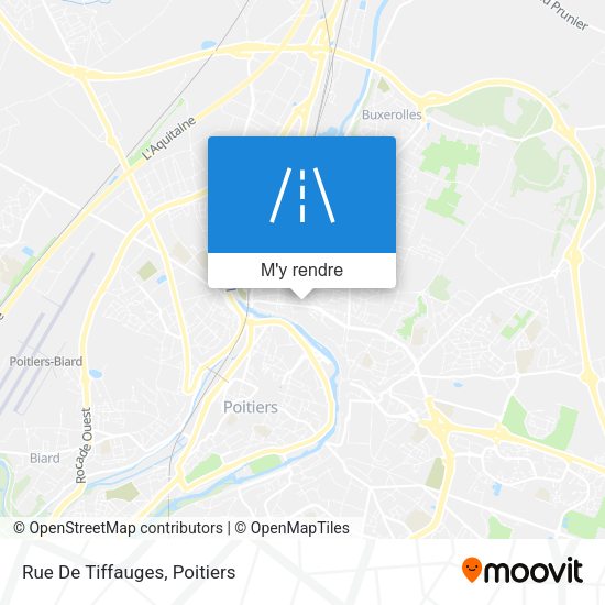 Rue De Tiffauges plan
