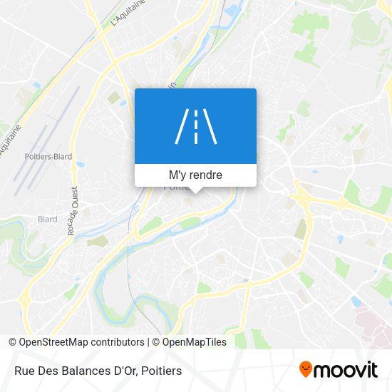 Rue Des Balances D'Or plan