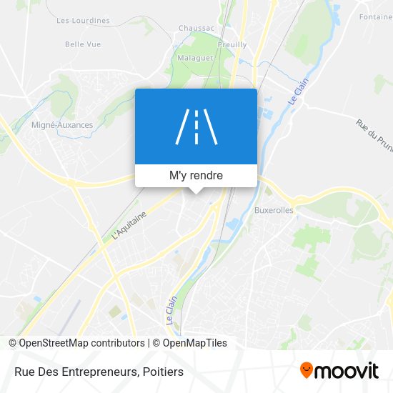 Rue Des Entrepreneurs plan