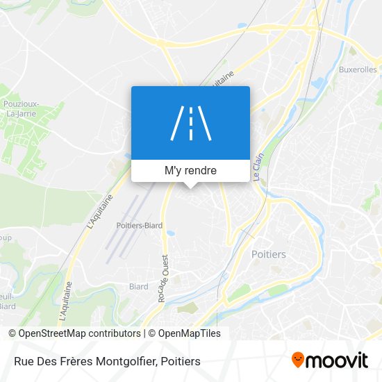 Rue Des Frères Montgolfier plan