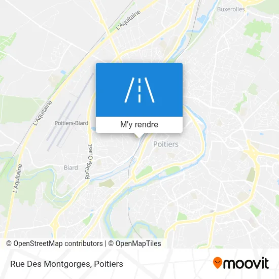 Rue Des Montgorges plan