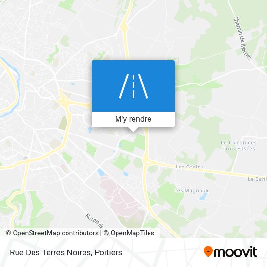 Rue Des Terres Noires plan