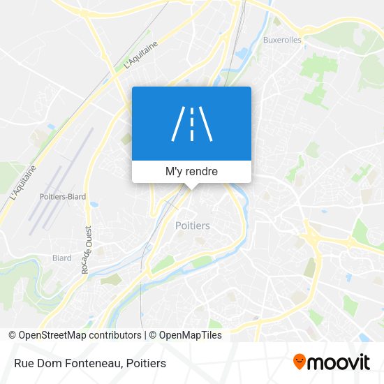 Rue Dom Fonteneau plan