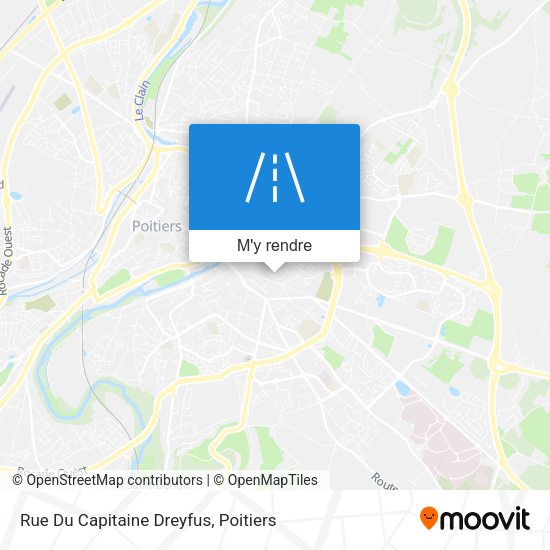 Rue Du Capitaine Dreyfus plan