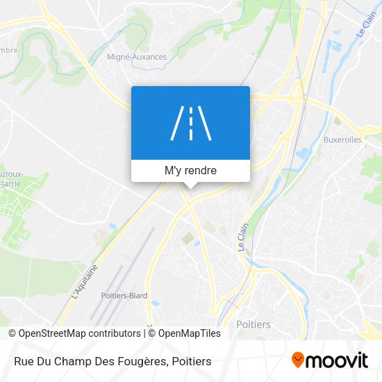 Rue Du Champ Des Fougères plan