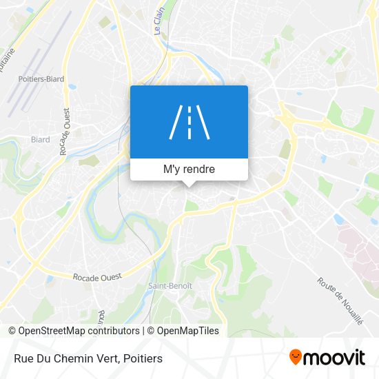 Rue Du Chemin Vert plan