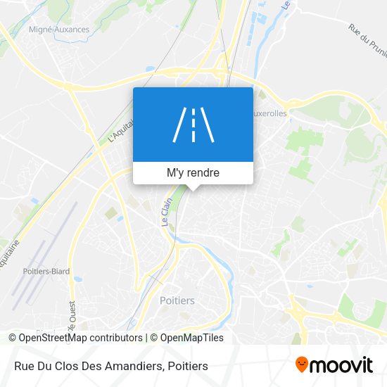 Rue Du Clos Des Amandiers plan