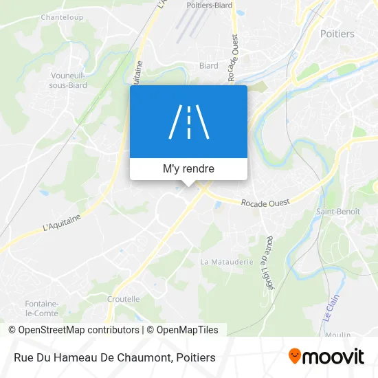 Rue Du Hameau De Chaumont plan