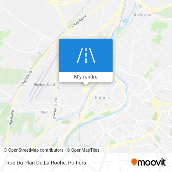 Rue Du Plan De La Roche plan