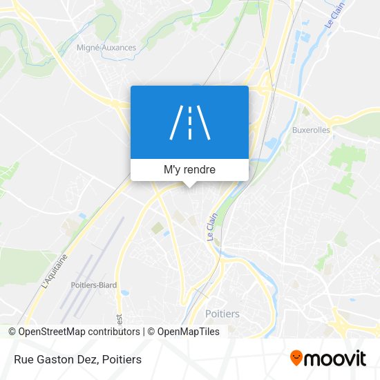 Rue Gaston Dez plan