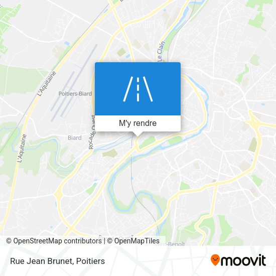 Rue Jean Brunet plan