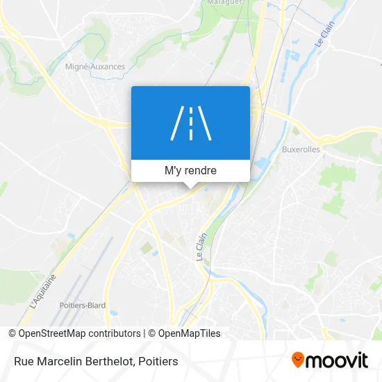 Rue Marcelin Berthelot plan