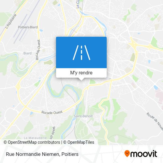 Rue Normandie Niemen plan