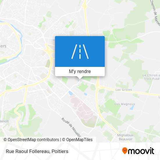 Rue Raoul Follereau plan