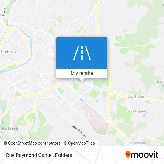 Rue Raymond Cantel plan