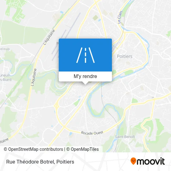 Rue Théodore Botrel plan